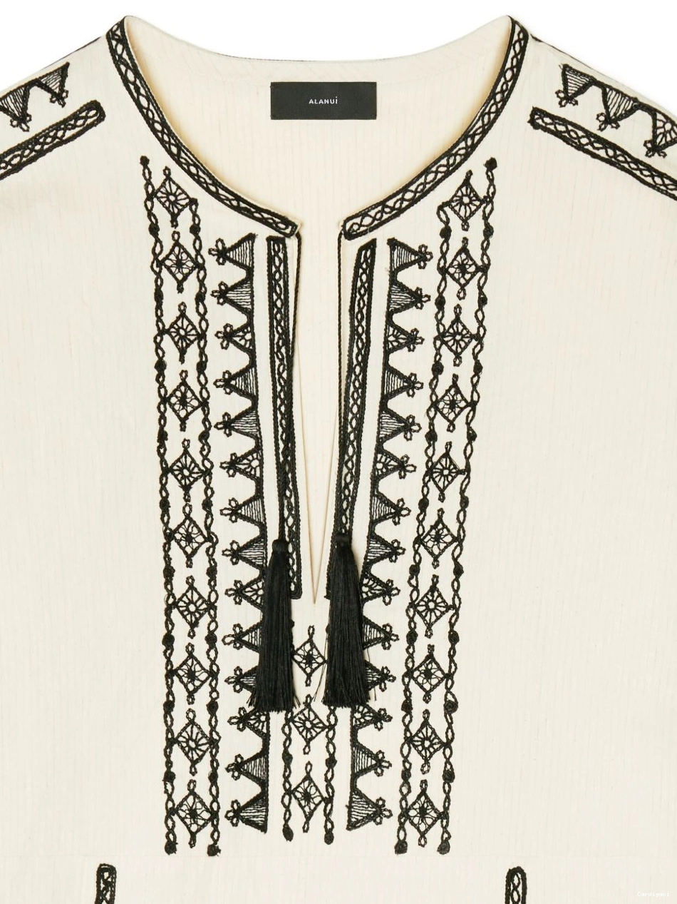 Cheap embroidered dress Women Alanui Akasha cotton-blend 0403